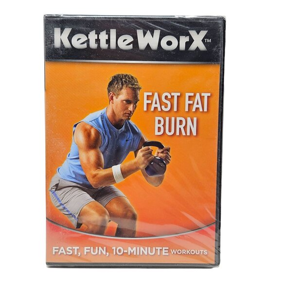 Kettle WorX Workout DVD Set Cardio Core Resistance Fast Fat Burn Core Fast Abs - Picture 6 of 14